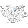Toyota Roof Drip Side Finish Molding RH/LH