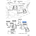 TOYOTA 81580-60190 Lens And Body Rear Lamp RH
