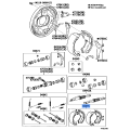 TOYOTA GENUINE OEM Rear Brake Shoe Kit NOAH/VOXY/ESQUIRE 60/70/80
