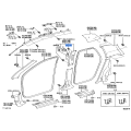 Toyota Front Pillar Garnish Clip 62217-13010