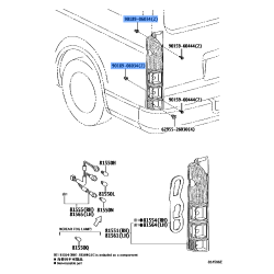 Toyota OEM Genuine GROMMET 90189-06034