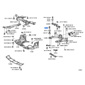 Differential Support Member Mounting Bolt No. 1