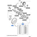 Toyota OEM Genuine DRUM SUB-ASSY, REAR BRAKE 42431-0K120