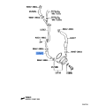TOYOTA 16282-50070 Genuine Hose, Water By-Pass, No.5
