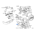 TOYOTA 51933-60070 STOPPER, SPARE WHEEL