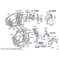 Toyota Genuine Protector Quarter Panel Rear LH