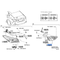 Toyota OEM Genuine LENS & BODY, RR 81581-33410