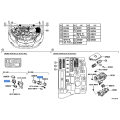 Engine Electrical Fuse Relay Box - Toyota Corolla Matrix