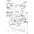 TOYOTA 53420-26041 Genuine Hinge Assembly Hood Left-hand