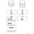 TOYOTA 75441-26281 Back Door Name Plate