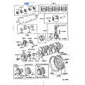 Bearing Set, Crankshaft - Toyota (11704-56020)