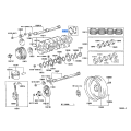 Toyota Crankshaft Thrust Washer Set 11011-20020