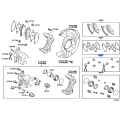 Toyota Genuine Front Disc Brake Fitting Kit 04947-60080