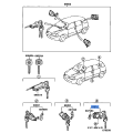 TOYOTA 69055-36020 Cylinder & Key Set