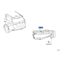 Toyota Reflector Assy, Reflex, RH