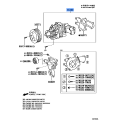 Genuine Toyota Water Pump Assembly 16100-39425 for Hiace Regiusace 1KD-FTV 2KD-FTV