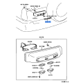 Toyota OEM Genuine CAP, LICENSE PLATE LAMP