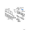 TOYOTA 66324-60010 Cushion, Tail Gate Side