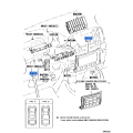 TOYOTA 84010-60480 Control and Panel Assembly Hazard Switch