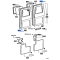 Toyota Land Cruiser FJ40 BJ40 BJ42 HJ47 Rear Door Seal LH 68292-90302
