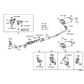 Toyota Genuine Exhaust Pipe Bracket Sub-Assy 17507-20040