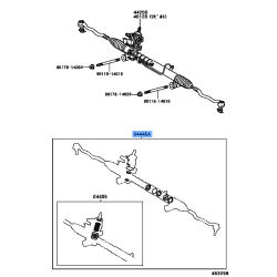 Gasket Kit, Power Steering Gear For Rack & Pinion  Le