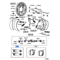 TOYOTA 04906-35080 Genuine Rear Wheel Cylinder Cup Kit
