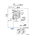 TOYOTA 90467-06017-B0 Genuine Clip