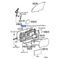 Toyota Panel sub-assy, front door, rh