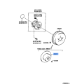 Genuine Toyota Disc Brake Rotor (Rear) 42431-33130