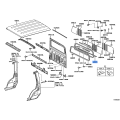 Run, Back Window Channel, Lower - Toyota 64826-60010