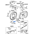 Toyota NUT (FOR BACKING PLATE TO REAR AXLE HOUSING SETTING)