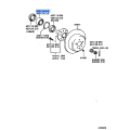 TOYOTA 90363-T0009 Rear Axle Shaft Bearing