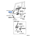 Rear Door Hinge Assembly Upper Right - Toyota Camry/Aurion (ACV40, AHV40, GSV40) 2006-2009
