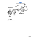 TOYOTA 16100-59257 Genuine Engine Water Pump Assembly