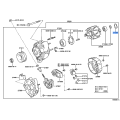 TOYOTA 27357-72150 Holder, Alternator, with Rectifier
