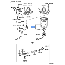 Toyota Fuel Filter 23390-64480 fits: Land Cruiser, Hilux and more