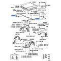 Hood to Radiator Support Seal - Toyota Lexus LS (1989-1994)