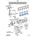 Genuine Crankshaft Bearing Shells - Toyota 11071-50021-02