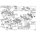 Toyota Front Floor Brace Center 57533-33040