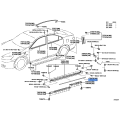 Toyota Front Door Weatherstrip - #6786433020 - OEM