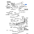 TOYOTA 52151-35110 Stay Sub-Assembly, Rear Bumper Side, RH