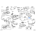 TOYOTA OEM Genuine HOOK, LUGGAGE COMPARTMENT TRIM, NO.1