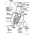 TOYOTA OEM TAPE, BLACK OUT, NO.2 LH 75924-60030