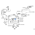 Toyota OEM Lock Assy, Back Window 69370-60020