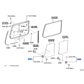 TOYOTA 62910-36010 Lock Assy Side
