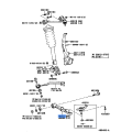 Toyota Genuine Front Suspension Lower Control Arm Assembly Right 48620-53050