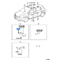 TOYOTA 74336-52010 Visor Arm Set Clip