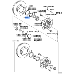 Toyota Rotor, Skid Control, Front 43515-37010