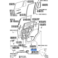 WEATHERSTRIP, REAR DOOR, LH - TOYOTA Land Cruiser